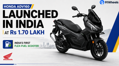 Honda ADV160 Launched In India At Rs 1.70 Lakh: India's First Flex-Fuel Scooter